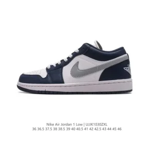 Jordan AJ1 Low Retro Vintage Basketball Shoes with Air Cushion