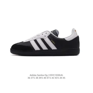 Adidas Samba OG Leather Shoes Classic White Sneakers JP5282