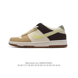 Nike SB Dunk Low Pro Vintage Leather Skateboarding Shoes