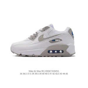 Nike Air Max 90 Men's Running Shoes Leather Mesh Vintage Style