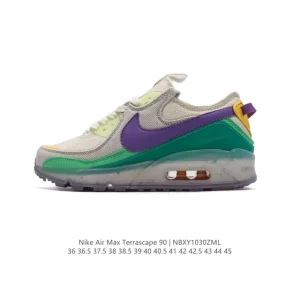 Nike Air Max Terrascape 90 Retro Casual Sport Shoes with Thick Sole and Air Cushion for Men and Women
