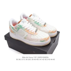 Nike Air Force 1 '07 Low FD0758 White Leather Sneakers
