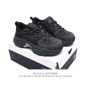 FILA Men's Women's Classic Retro Old Dad Shoes with Breathable Mesh and Foam Cushioning