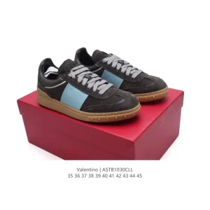 Valentino Open Skate Leather Shoes for Men and Women