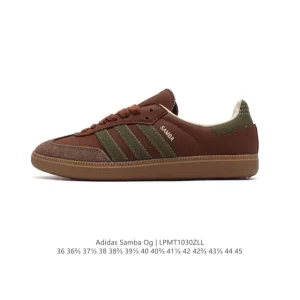 Adidas Originals Samba OG Shoes Classic Leather T-toe Sneakers