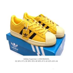 Adidas Superstar 82 Classic Shell Toe Leather Sneakers for Men and Women