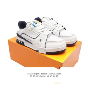Louis Vuitton Trainer Sneaker Low Virgil Abloh Design Leather Basketball Shoe