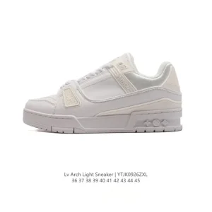 Louis Vuitton LV Trainer Sneaker Low Thick Sole Elevated Casual Shoes Men Women