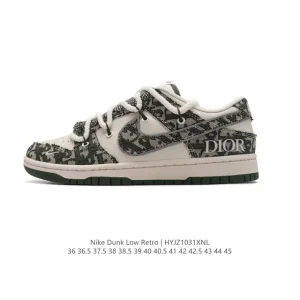 Nike SB Dunk Low Pro Dior Collaboration Unisex Sneakers