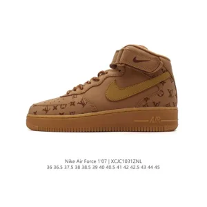 Louis Vuitton x Nike Air Force 1 '07 Mid Magic Strap Sneaker