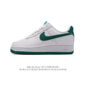 Nike Air Force 1 '07 Low White Leather Casual Sneakers