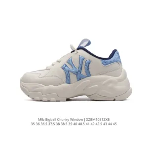 MLB Bigball Chunky Window Vintage Retro Sneakers for Men and Women