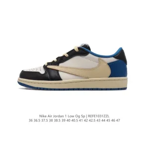 Nike Air Jordan 1 Low OG SP Military Blue Reverse Swoosh