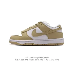 Nike Dunk Low Vintage Leather Sneakers for Men and Women