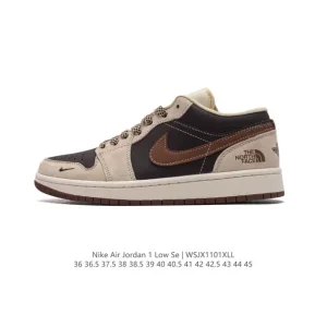 Jordan AJ1 Low Retro Low Top Casual Sneakers with Air Cushion