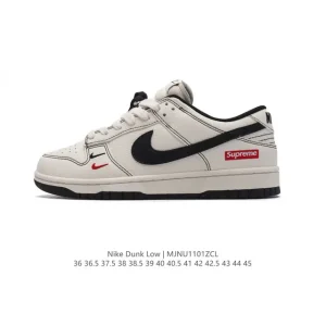 Nike Dunk Low Retro Vintage Basketball Skateboard Shoes Leather