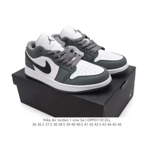 Jordan Air Jordan 1 Low Retro Classic Leather Sneakers