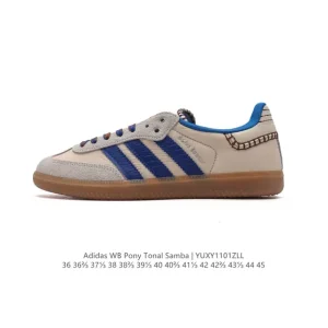 Adidas WB Pony Tonal Samba Sneakers Classic Three Stripes Retro Football Style