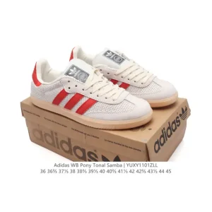 Adidas WB Pony Tonal Samba Sneakers Classic Three Stripes Retro Style