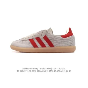 Adidas WB Pony Tonal Samba Sneakers Classic Three Stripes Retro Football Style
