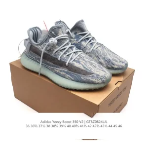 Adidas Yeezy Boost 350 V2 Sneakers with Primeknit Upper and Boost Midsole