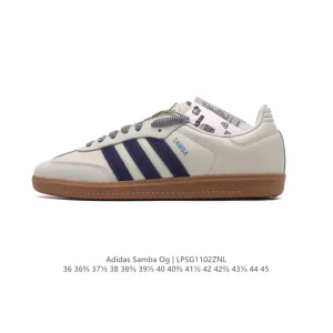 Adidas Samba ADV Full Grain Leather Vintage Skate Shoes