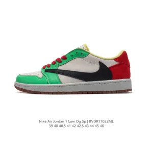 Jordan Air 1 Low OG SP Military Blue Reverse Swoosh Gucci Collab Sneaker