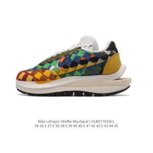 sacai x Nike Air Waffle Woven Collaboration Sneakers for Men and Women