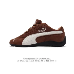 PUMA Speedcat OG Low-Top Racing Sneakers in Suede