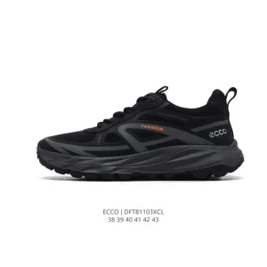 ECCO Men's Outdoor Hiking Sneakers Lightweight Breathable Casual Shoes