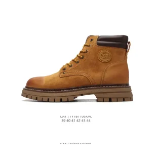 CAT Footwear Men's Women's Work Boot Casual Retro Mid-Top Martin Boot