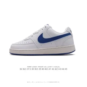 Nike Court Vision Low Vintage Leather Basketball Sneakers for Men and Women