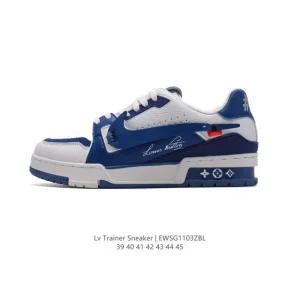 Louis Vuitton Trainer Sneaker Low Men's Fashion Luxury Shoes