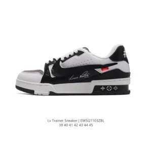 Louis Vuitton Trainer Sneaker Low Top Fashion Luxury Shoes