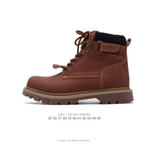 CAT Retro Work Boots Men Women Casual High Top Martin Boots