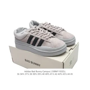 Adidas Bad Bunny Campus FZ5829 Thick Sole Unisex Casual Shoes