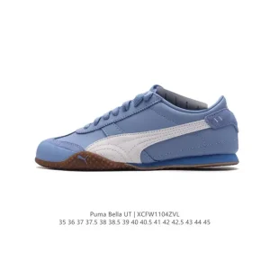 PUMA Bella UT Leather Lifestyle Shoes with SOFTFOAM+ Cushioning