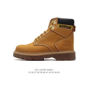 CAT Footwear Men's Women's Retro Work Boots High-Top Martin Boots