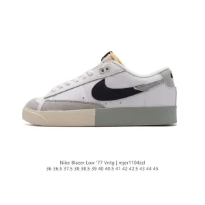 Nike Blazer Low '77 VNTG Vintage Suede Leather Sneakers for Men and Women