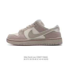 Nike SB Dunk Low Pro FZ5654-100 Vintage Leather Skateboarding Shoes