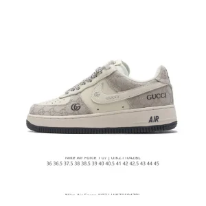 Nike Air Force 1 '07 Low GUCCI Collaboration Low-Top Platform Sneaker