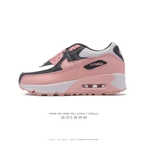 Nike Air Max 90 Men's Running Shoes with Air Cushion and Leather Upper