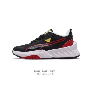 PUMA Men's Low-Top Comfort Running Shoes with Thick Sole