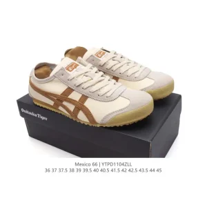 ASICS Onitsuka Tiger Mexico 66 Classic Retro Leather Sneakers