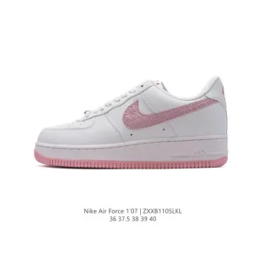 Nike Air Force 1 '07 Low White Leather Sneakers for Men and Women