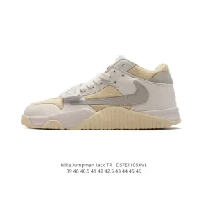 Jordan Jumpman Jack Taupe Haze Training and Basketball Shoe with Cactus Jack Design