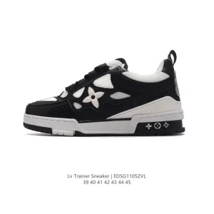 Louis Vuitton Skate Sneaker Grained Calf Leather 2024 Fall Winter Collection