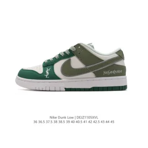 Nike SB Dunk Low Pro Vintage Leather Skate Shoes for Men and Women