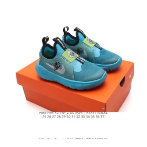Nike Flex Runner 2 TDV Kids Running Shoe Easy On Off