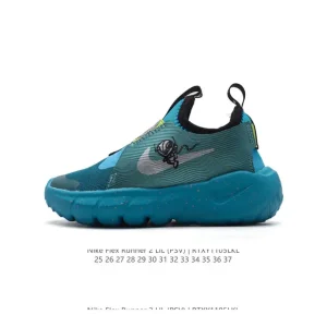 Nike Flex Runner 2 TDV Kids Running Shoe Easy On Off Lightweight Breathable